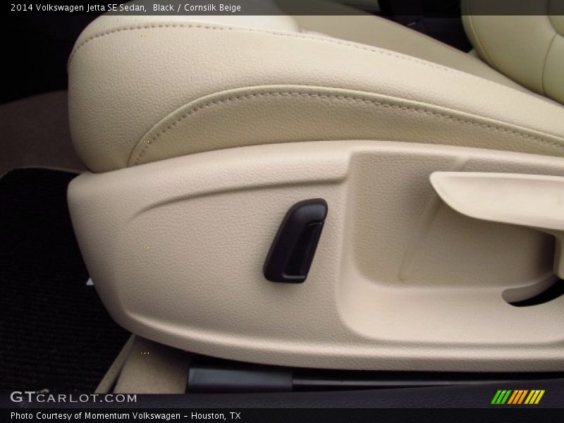Black / Cornsilk Beige 2014 Volkswagen Jetta SE Sedan