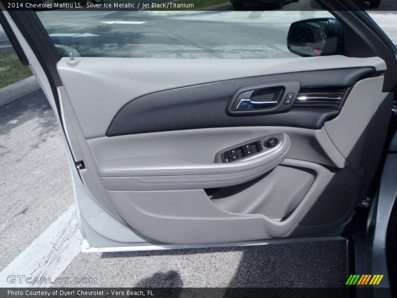 Silver Ice Metallic / Jet Black/Titanium 2014 Chevrolet Malibu LS