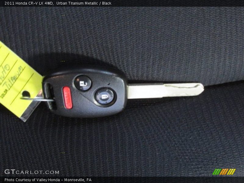 Urban Titanium Metallic / Black 2011 Honda CR-V LX 4WD