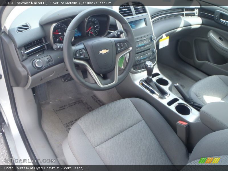Silver Ice Metallic / Jet Black/Titanium 2014 Chevrolet Malibu LS