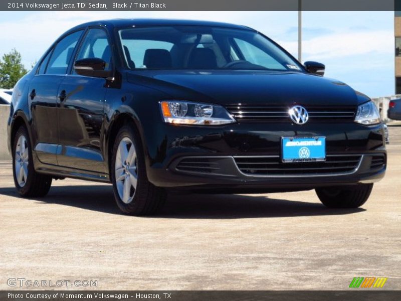 Black / Titan Black 2014 Volkswagen Jetta TDI Sedan