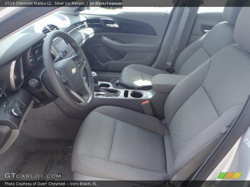 Silver Ice Metallic / Jet Black/Titanium 2014 Chevrolet Malibu LS