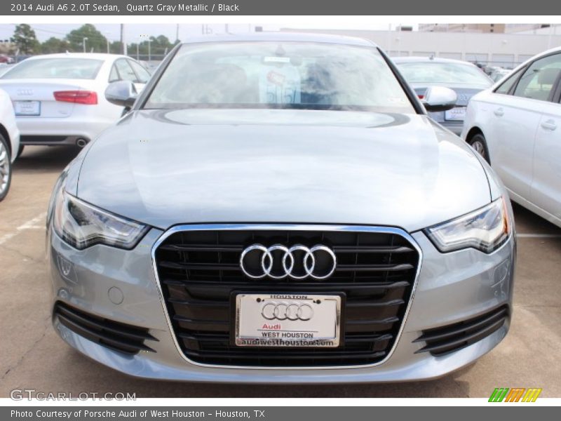 Quartz Gray Metallic / Black 2014 Audi A6 2.0T Sedan