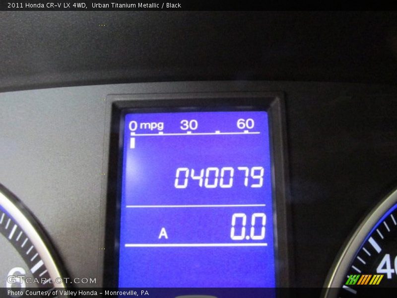 Urban Titanium Metallic / Black 2011 Honda CR-V LX 4WD