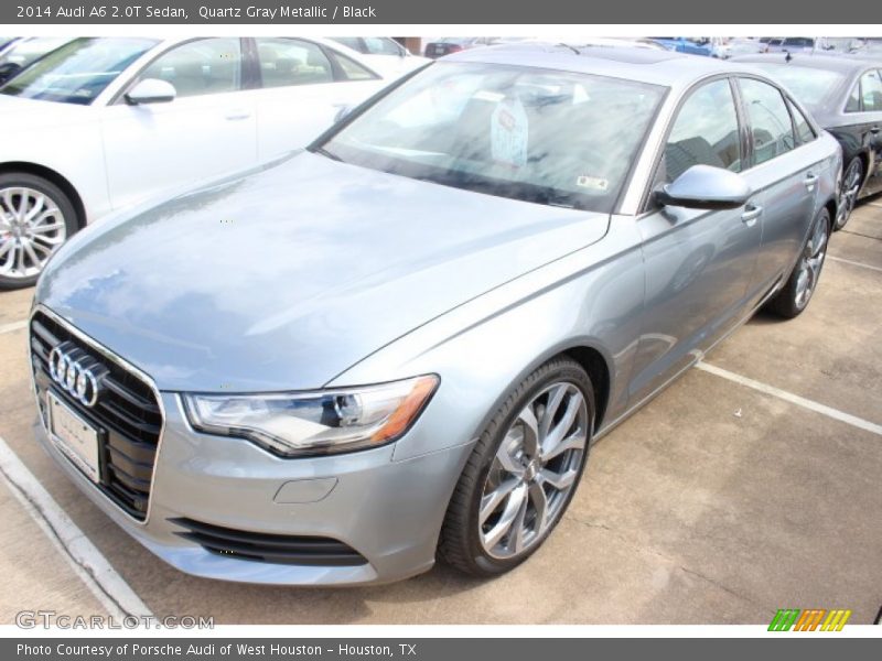 Quartz Gray Metallic / Black 2014 Audi A6 2.0T Sedan