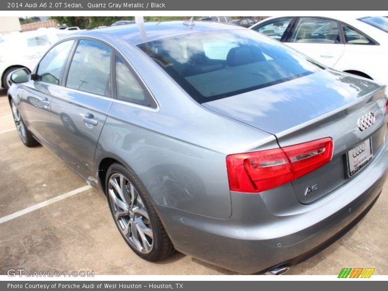 Quartz Gray Metallic / Black 2014 Audi A6 2.0T Sedan