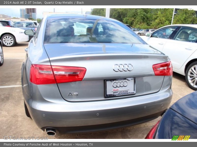 Quartz Gray Metallic / Black 2014 Audi A6 2.0T Sedan