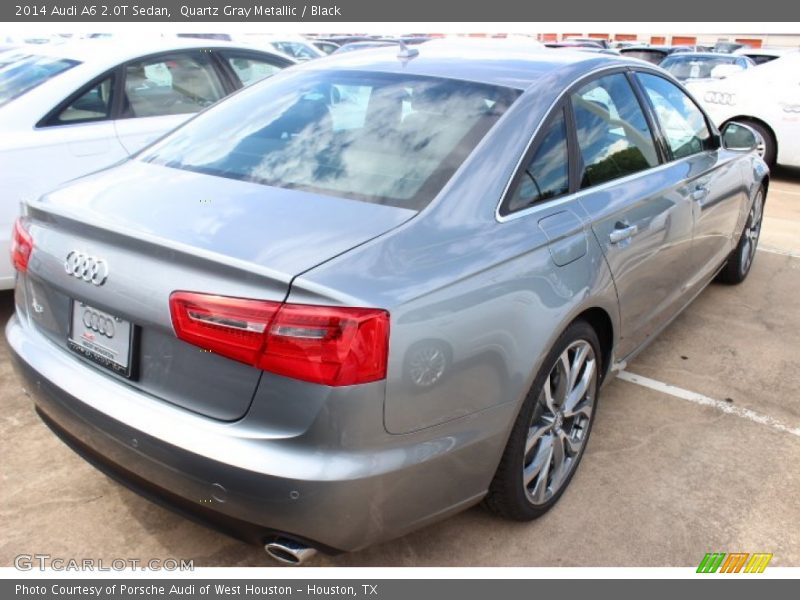 Quartz Gray Metallic / Black 2014 Audi A6 2.0T Sedan
