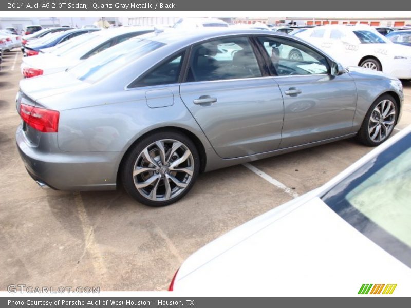 Quartz Gray Metallic / Black 2014 Audi A6 2.0T Sedan