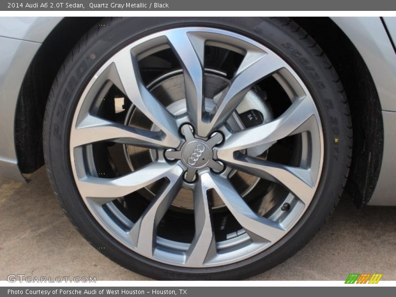 Quartz Gray Metallic / Black 2014 Audi A6 2.0T Sedan