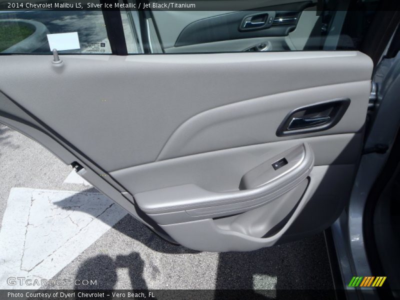 Silver Ice Metallic / Jet Black/Titanium 2014 Chevrolet Malibu LS