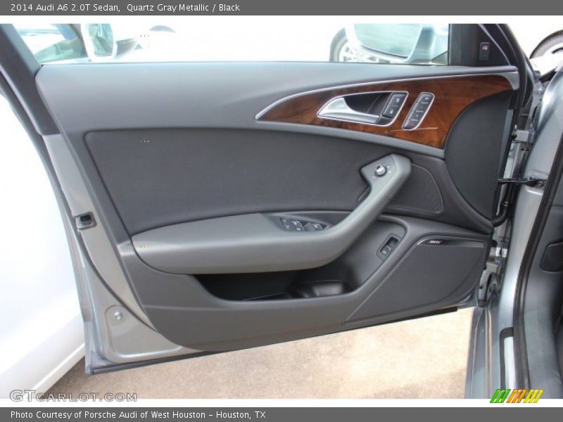 Quartz Gray Metallic / Black 2014 Audi A6 2.0T Sedan