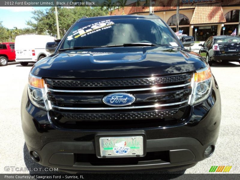 Black / Charcoal Black 2012 Ford Explorer Limited