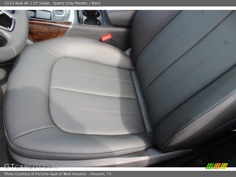 Quartz Gray Metallic / Black 2014 Audi A6 2.0T Sedan