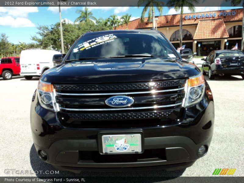 Black / Charcoal Black 2012 Ford Explorer Limited