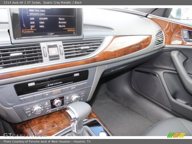 Quartz Gray Metallic / Black 2014 Audi A6 2.0T Sedan