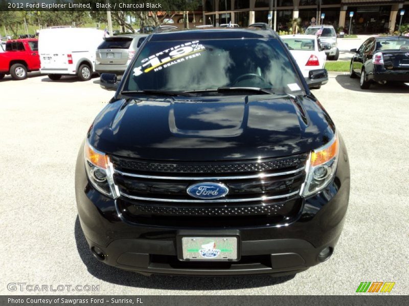 Black / Charcoal Black 2012 Ford Explorer Limited