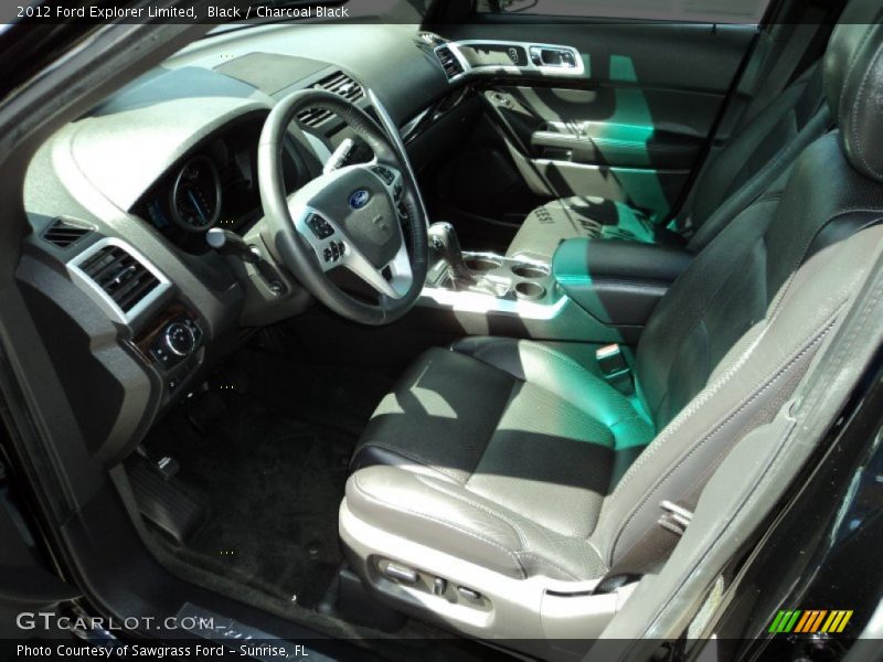 Black / Charcoal Black 2012 Ford Explorer Limited