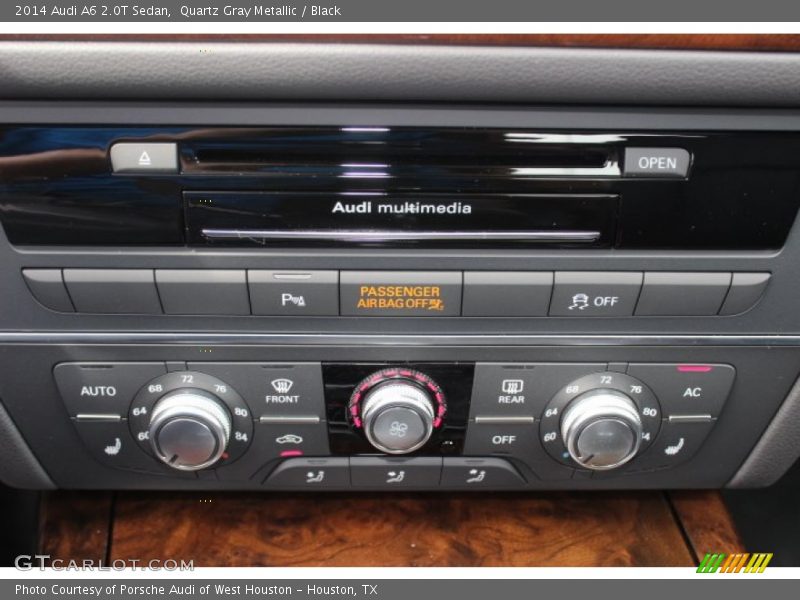 Quartz Gray Metallic / Black 2014 Audi A6 2.0T Sedan