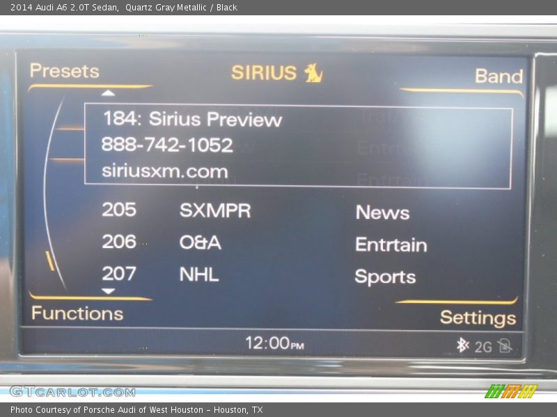 Quartz Gray Metallic / Black 2014 Audi A6 2.0T Sedan