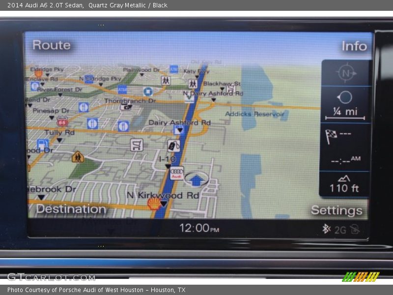 Quartz Gray Metallic / Black 2014 Audi A6 2.0T Sedan