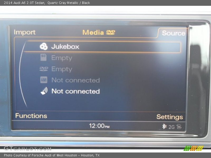Quartz Gray Metallic / Black 2014 Audi A6 2.0T Sedan