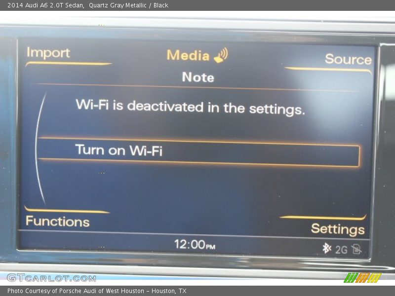 Quartz Gray Metallic / Black 2014 Audi A6 2.0T Sedan