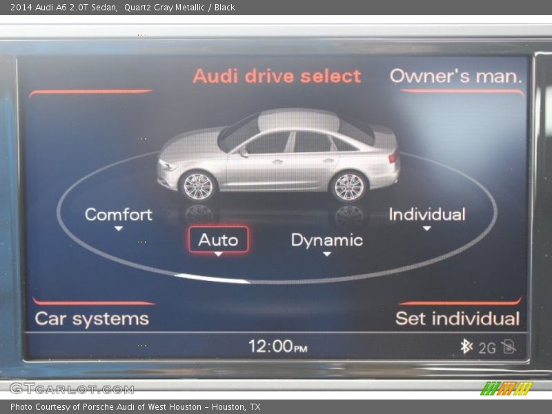 Quartz Gray Metallic / Black 2014 Audi A6 2.0T Sedan
