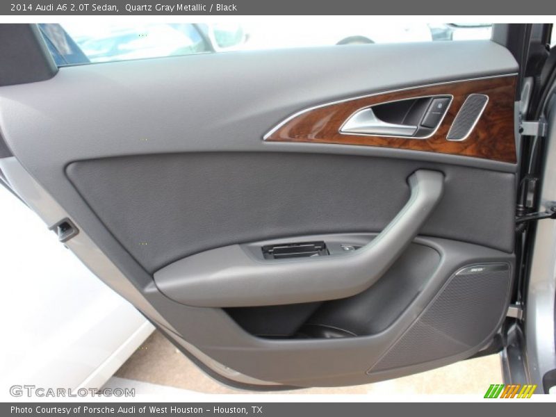 Quartz Gray Metallic / Black 2014 Audi A6 2.0T Sedan