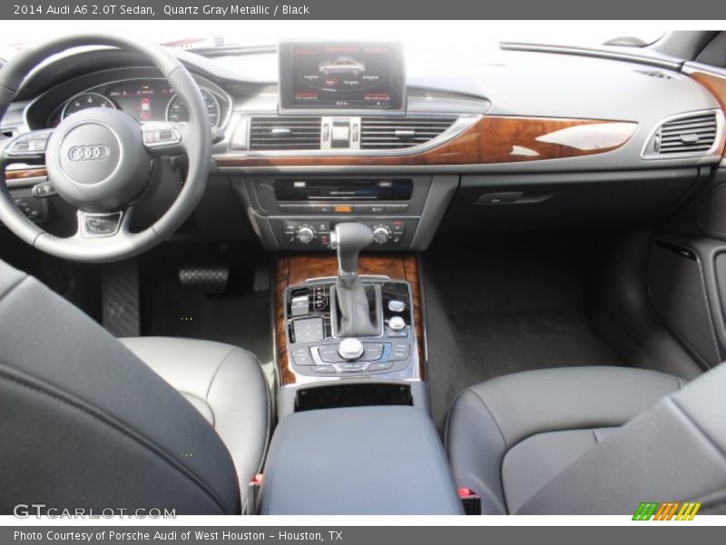 Quartz Gray Metallic / Black 2014 Audi A6 2.0T Sedan