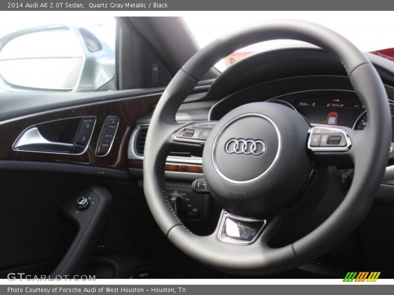 Quartz Gray Metallic / Black 2014 Audi A6 2.0T Sedan