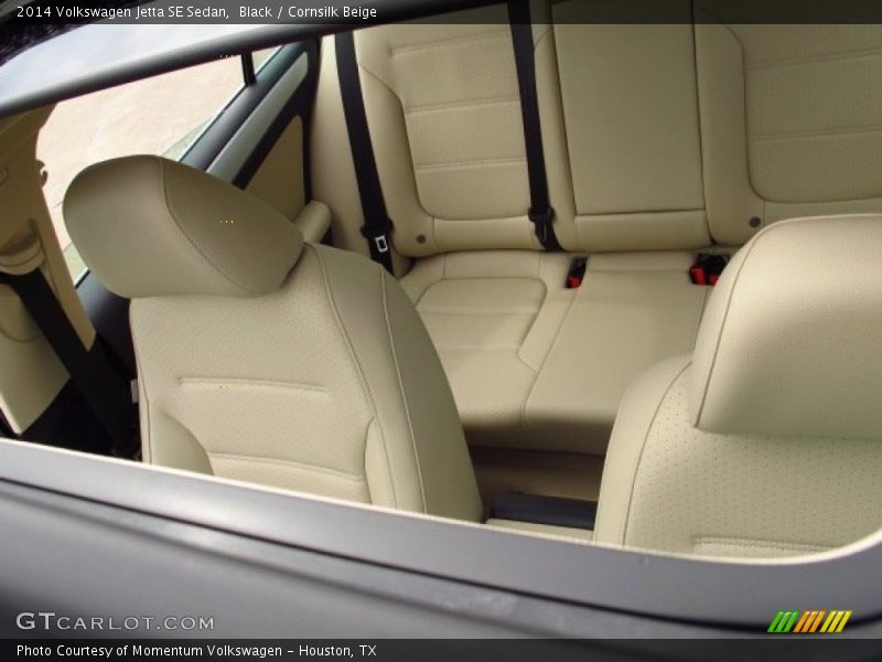 Black / Cornsilk Beige 2014 Volkswagen Jetta SE Sedan