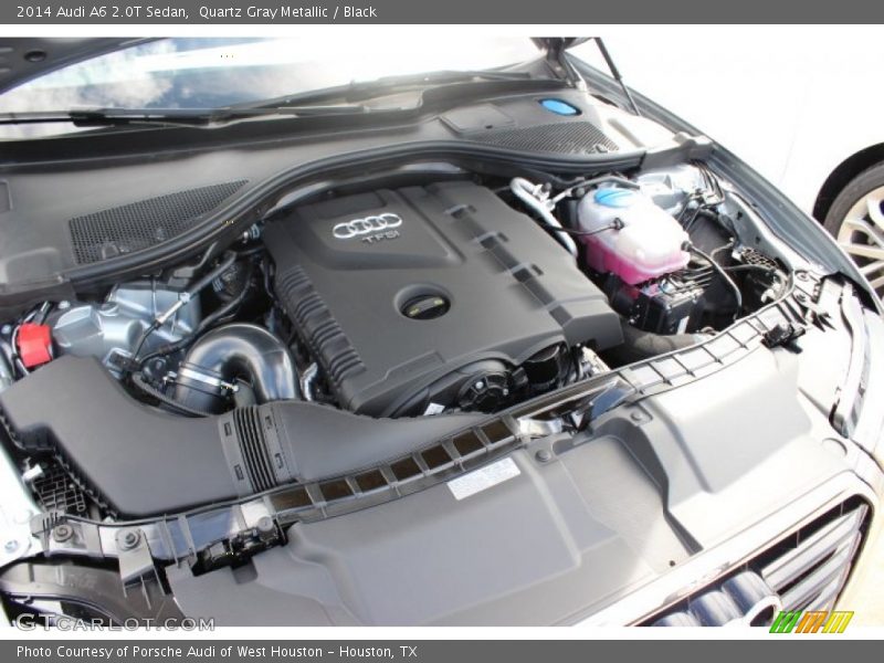Quartz Gray Metallic / Black 2014 Audi A6 2.0T Sedan