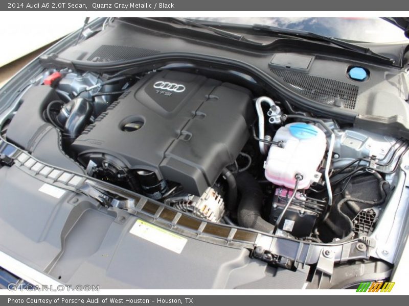 Quartz Gray Metallic / Black 2014 Audi A6 2.0T Sedan