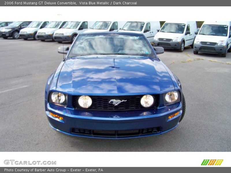 Vista Blue Metallic / Dark Charcoal 2006 Ford Mustang GT Deluxe Convertible