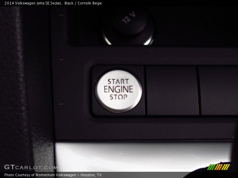 Black / Cornsilk Beige 2014 Volkswagen Jetta SE Sedan