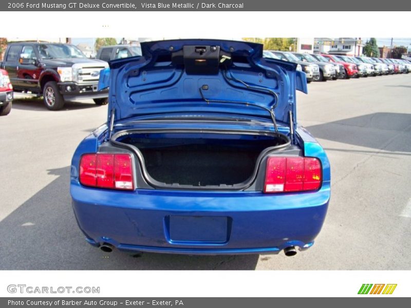 Vista Blue Metallic / Dark Charcoal 2006 Ford Mustang GT Deluxe Convertible