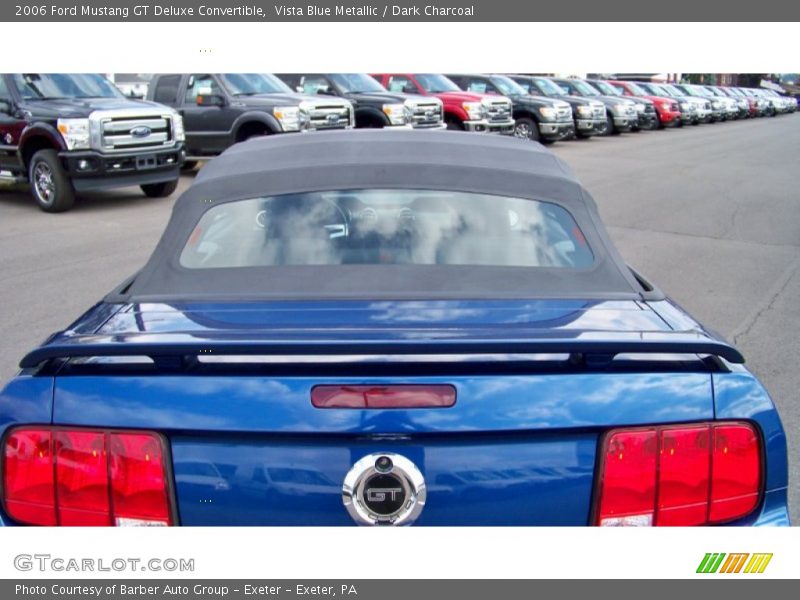 Vista Blue Metallic / Dark Charcoal 2006 Ford Mustang GT Deluxe Convertible