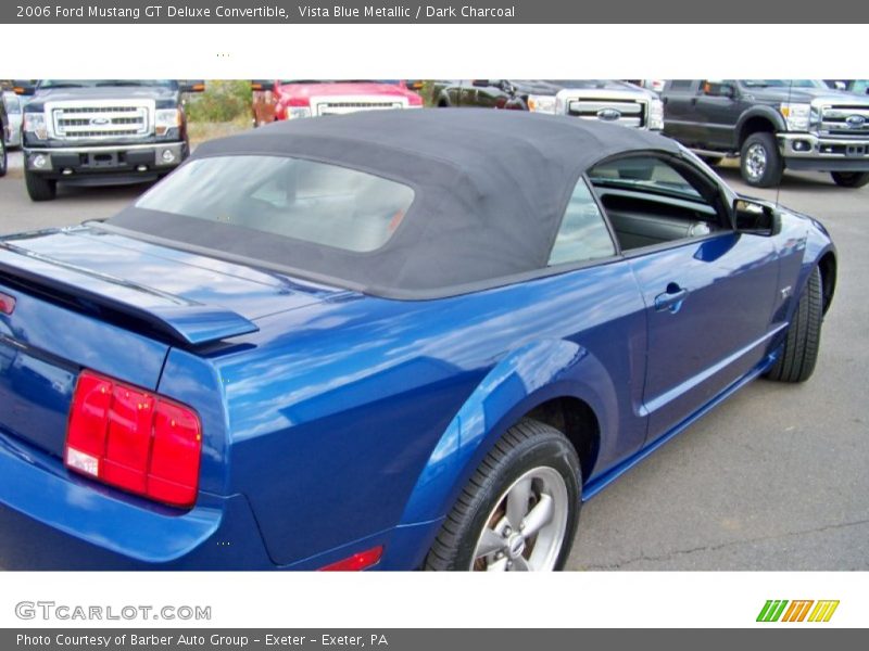 Vista Blue Metallic / Dark Charcoal 2006 Ford Mustang GT Deluxe Convertible