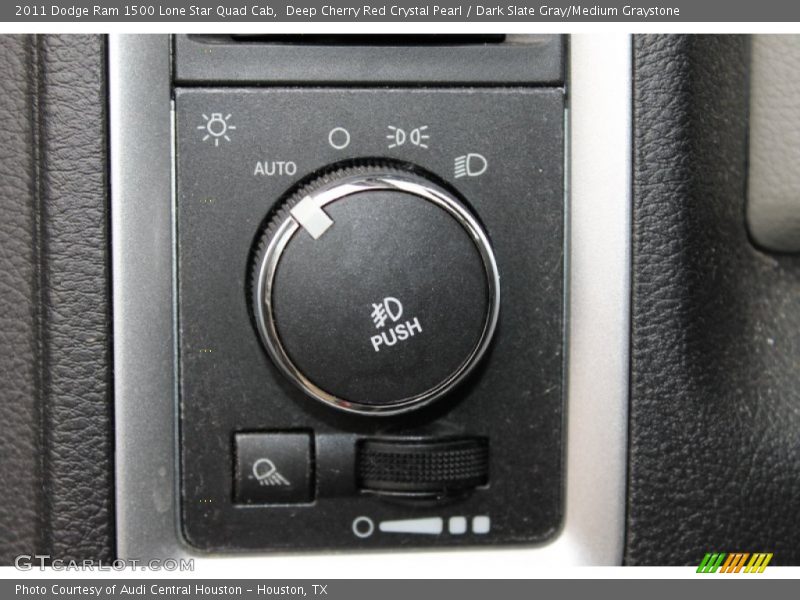 Deep Cherry Red Crystal Pearl / Dark Slate Gray/Medium Graystone 2011 Dodge Ram 1500 Lone Star Quad Cab