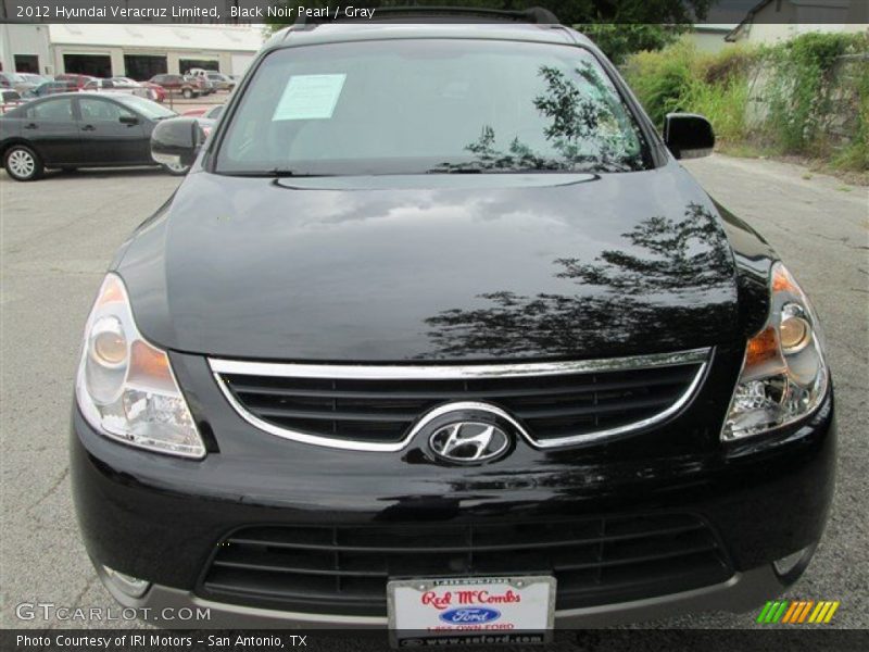 Black Noir Pearl / Gray 2012 Hyundai Veracruz Limited