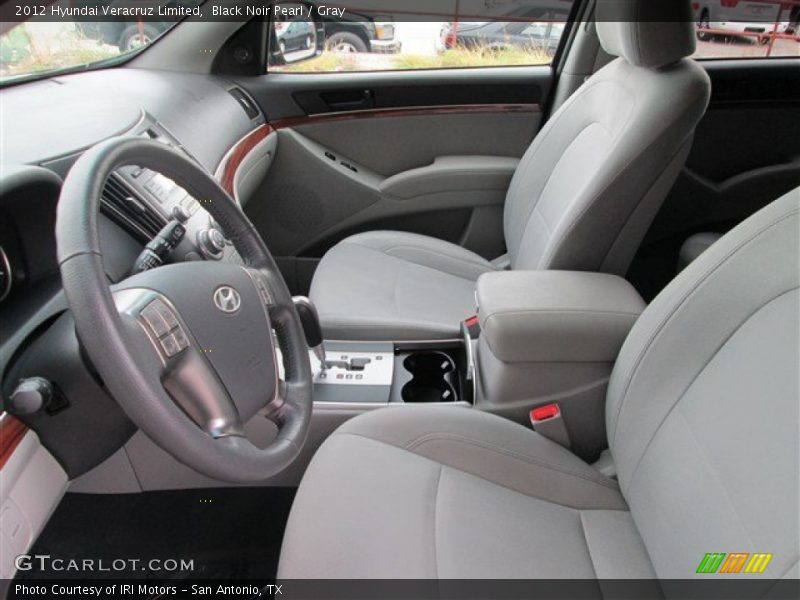 Black Noir Pearl / Gray 2012 Hyundai Veracruz Limited