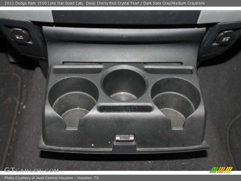 Deep Cherry Red Crystal Pearl / Dark Slate Gray/Medium Graystone 2011 Dodge Ram 1500 Lone Star Quad Cab