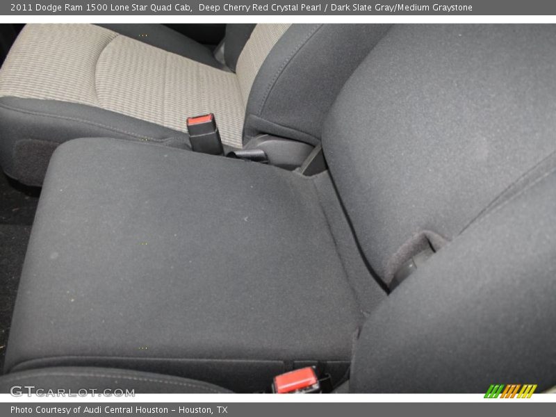 Deep Cherry Red Crystal Pearl / Dark Slate Gray/Medium Graystone 2011 Dodge Ram 1500 Lone Star Quad Cab