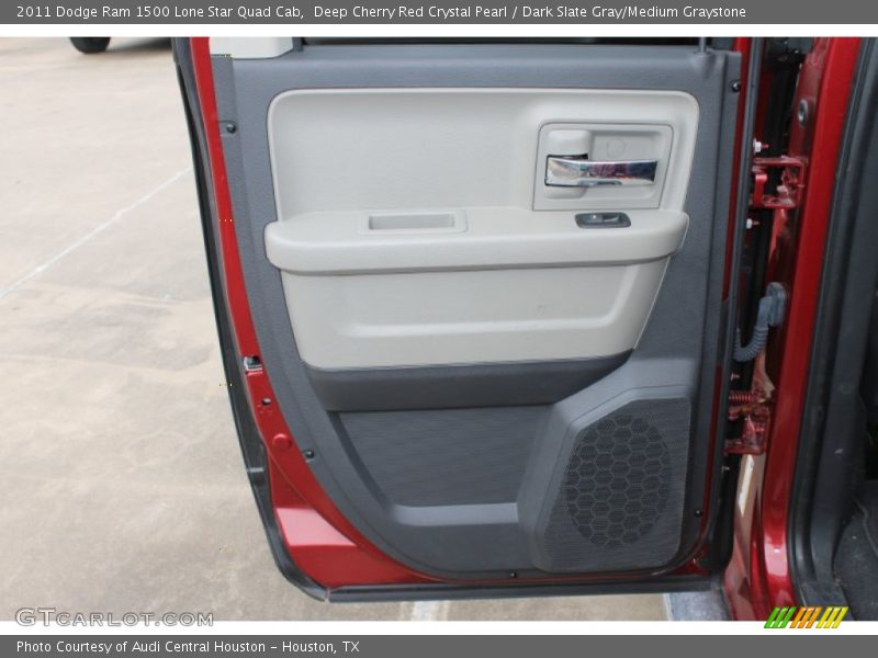 Deep Cherry Red Crystal Pearl / Dark Slate Gray/Medium Graystone 2011 Dodge Ram 1500 Lone Star Quad Cab