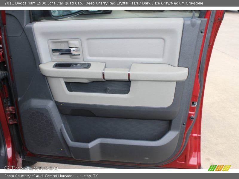 Deep Cherry Red Crystal Pearl / Dark Slate Gray/Medium Graystone 2011 Dodge Ram 1500 Lone Star Quad Cab