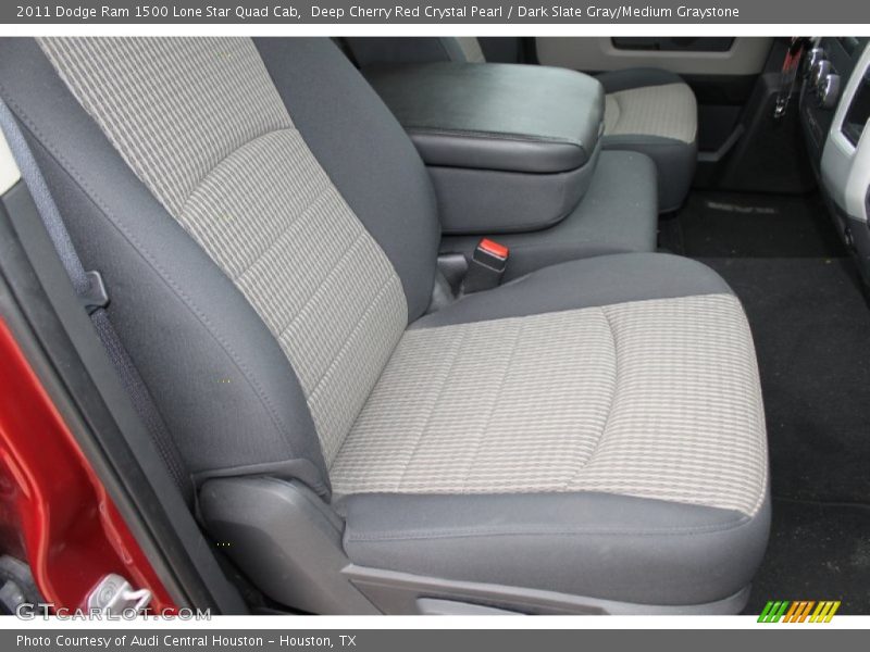 Deep Cherry Red Crystal Pearl / Dark Slate Gray/Medium Graystone 2011 Dodge Ram 1500 Lone Star Quad Cab