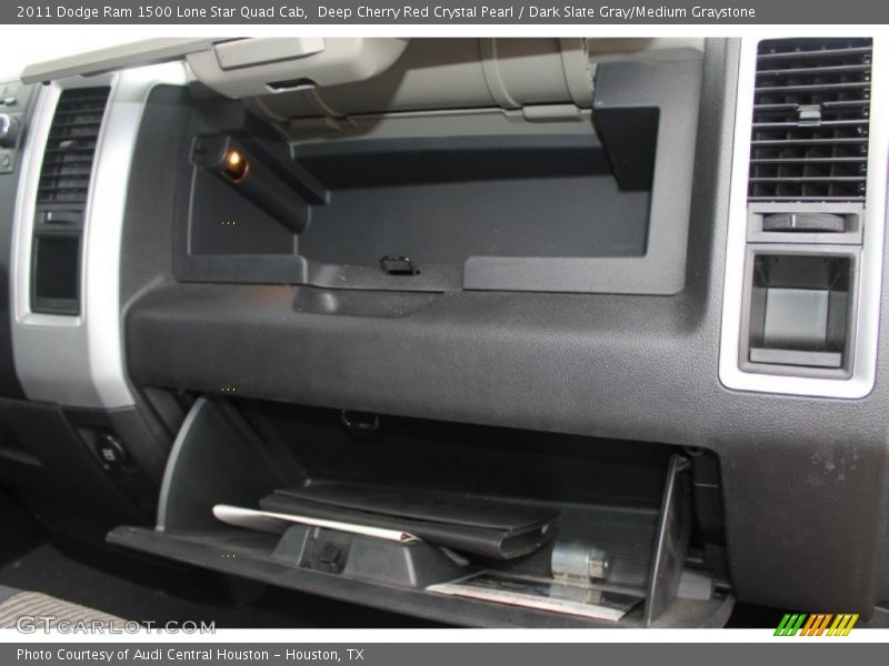 Deep Cherry Red Crystal Pearl / Dark Slate Gray/Medium Graystone 2011 Dodge Ram 1500 Lone Star Quad Cab