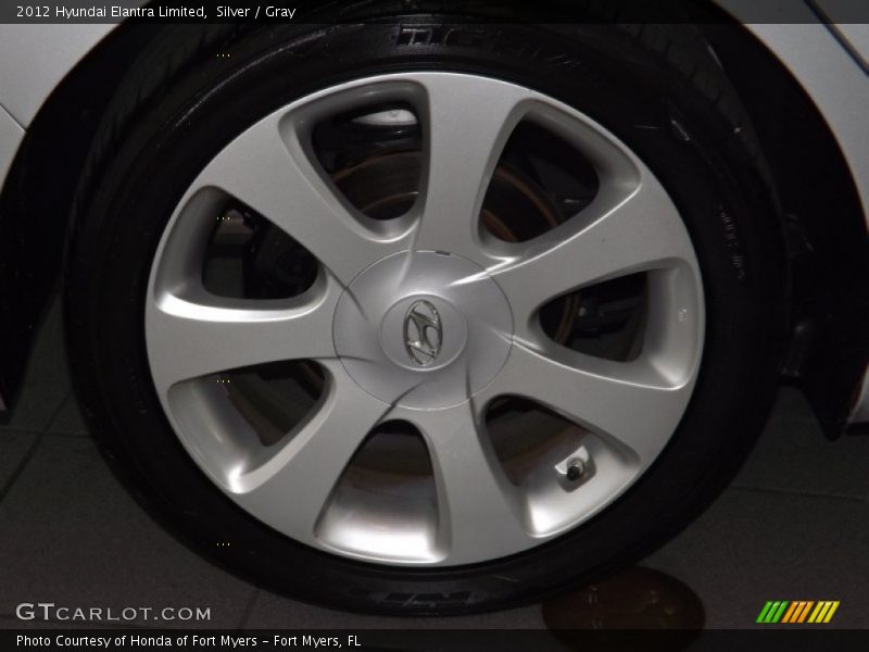 Silver / Gray 2012 Hyundai Elantra Limited