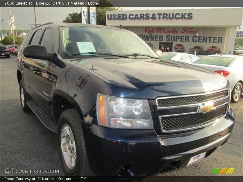 Dark Blue Metallic / Ebony 2008 Chevrolet Tahoe LS